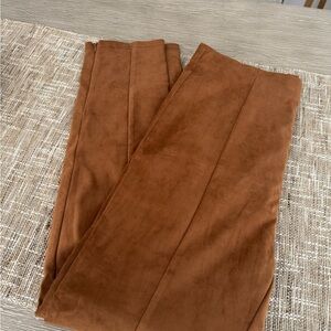 NEW Lulus Brown Suede Pants - Women’s XL